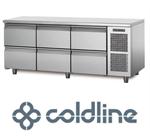 COLDLINE - MASTER - KØLEBORD MED 3 LÅGE